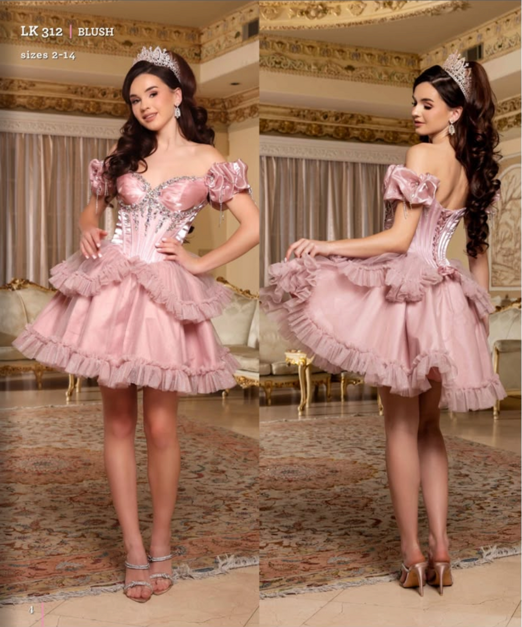 VESTIDO XV ALBA LK312