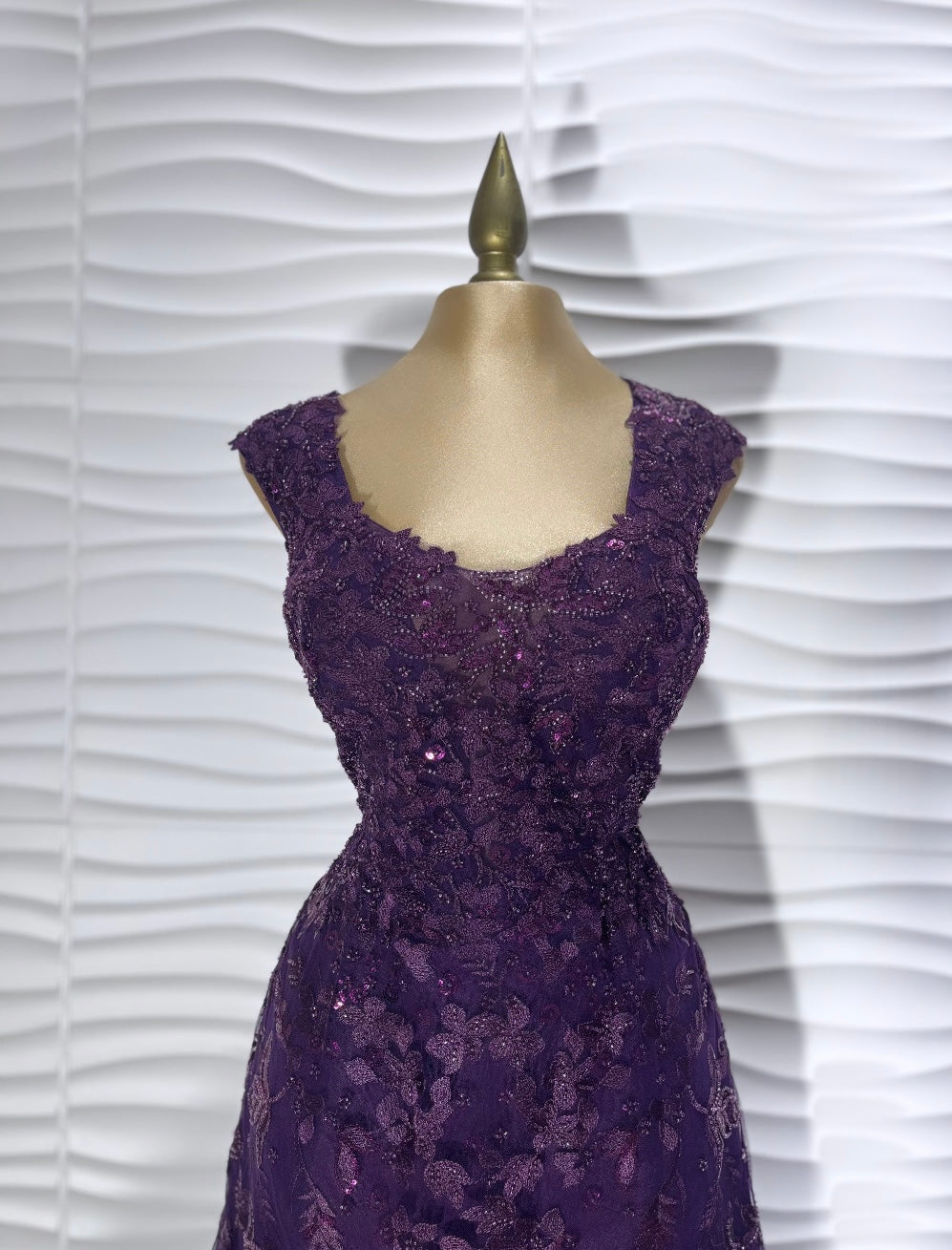 VESTIDO SIRENA ENCAJE 21617