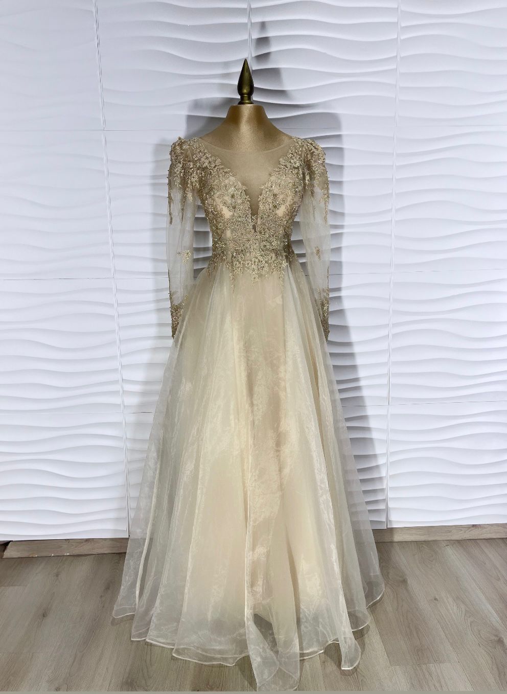 VESTIDO GASA W2100