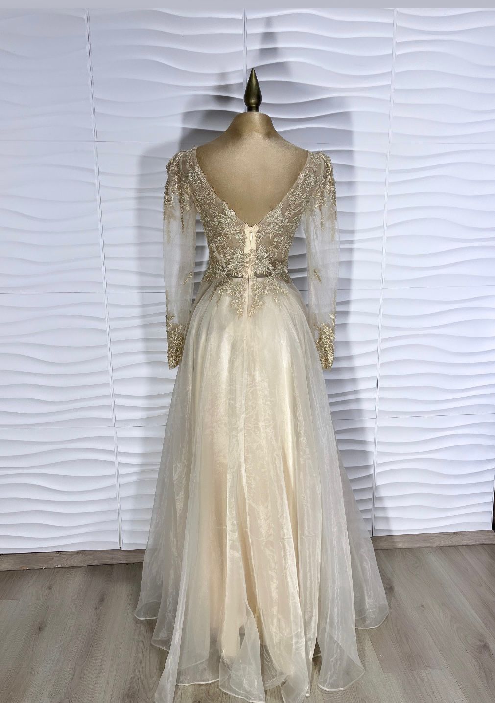 VESTIDO GASA W2100