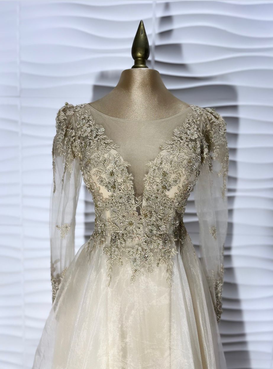 VESTIDO GASA W2100