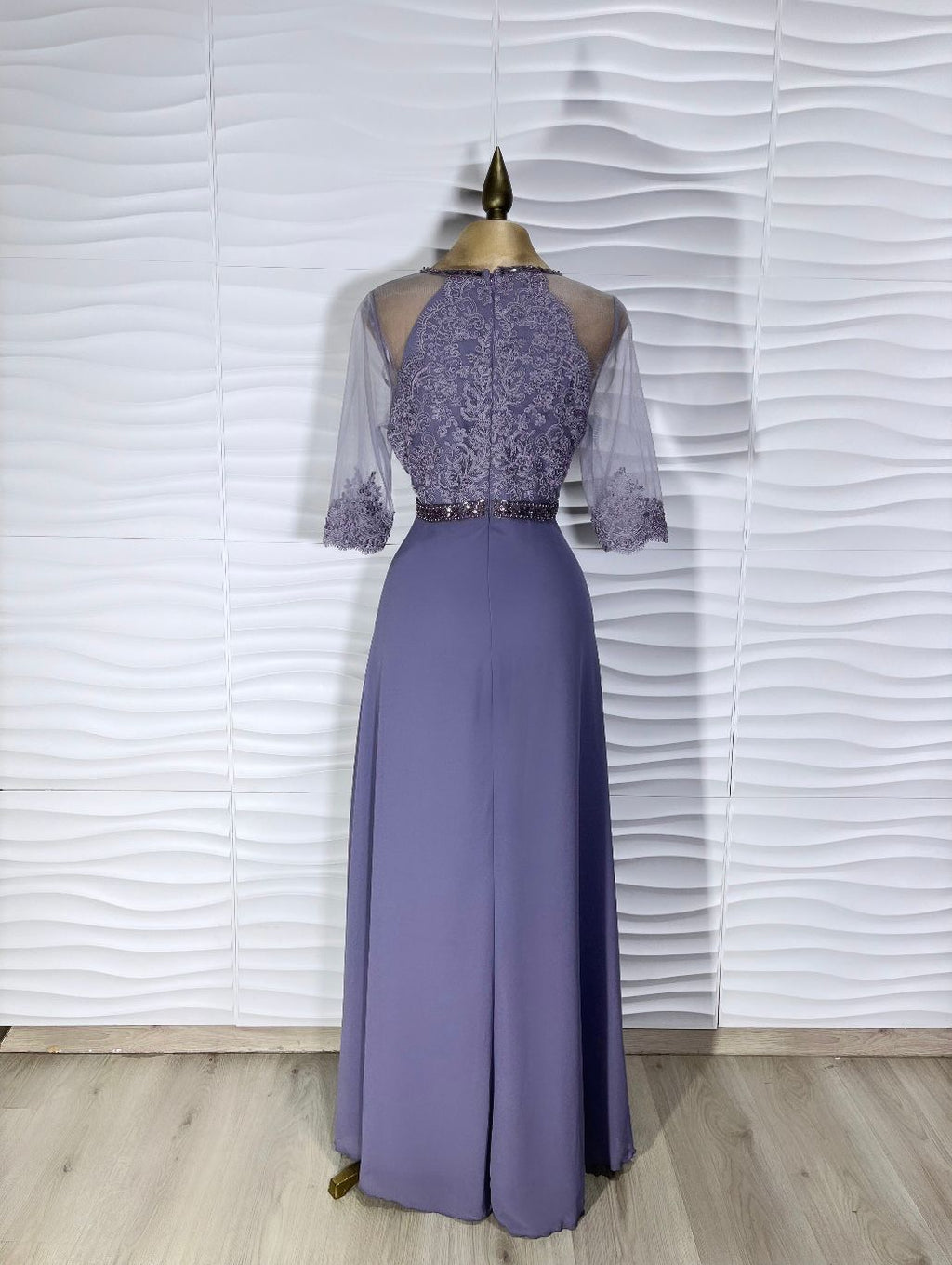 VESTIDO CINTO DE PIEDRAS N011