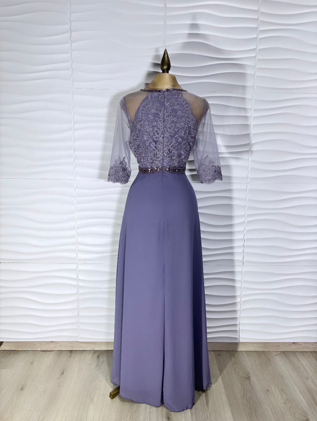 VESTIDO CINTO DE PIEDRAS N011