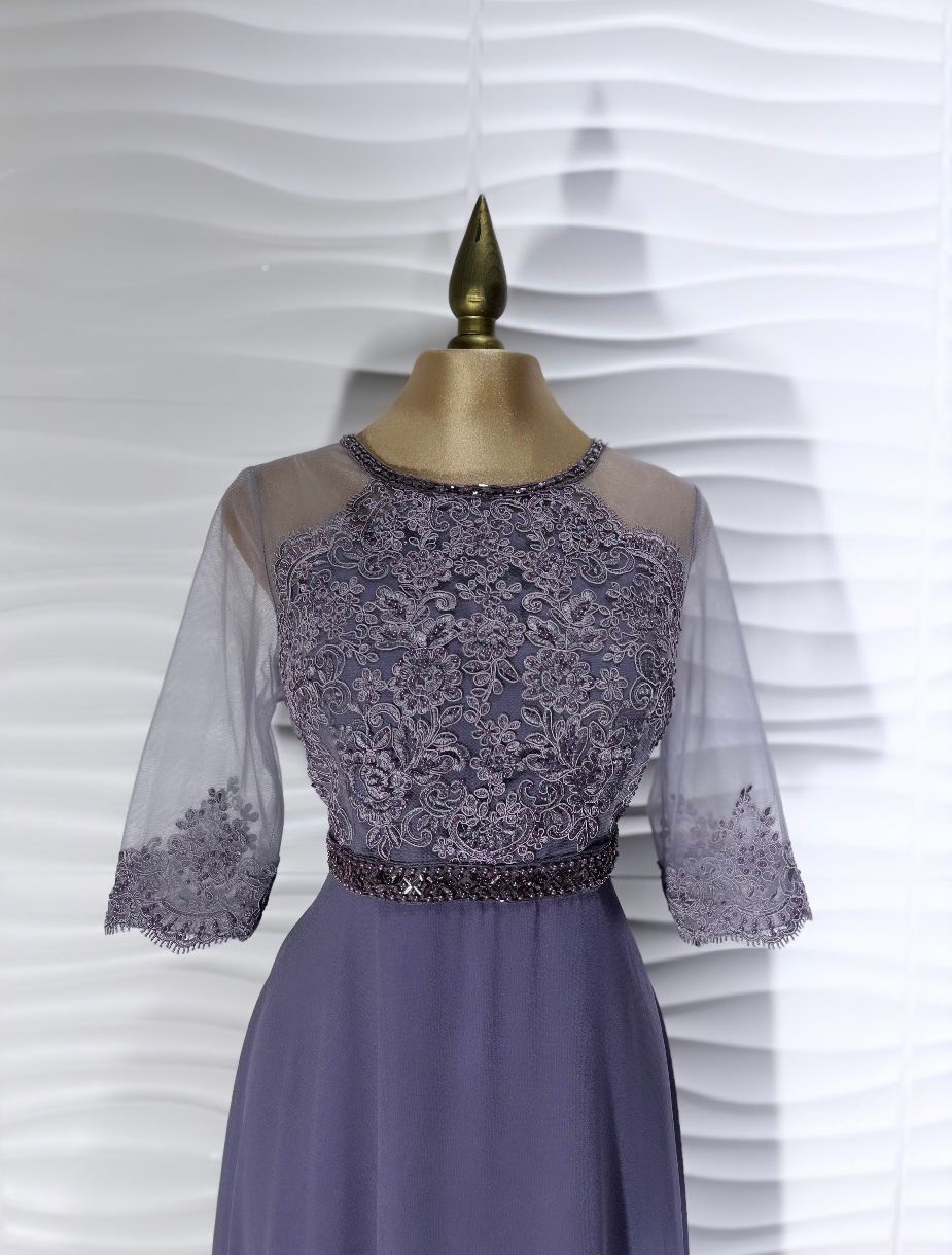 VESTIDO CINTO DE PIEDRAS N011