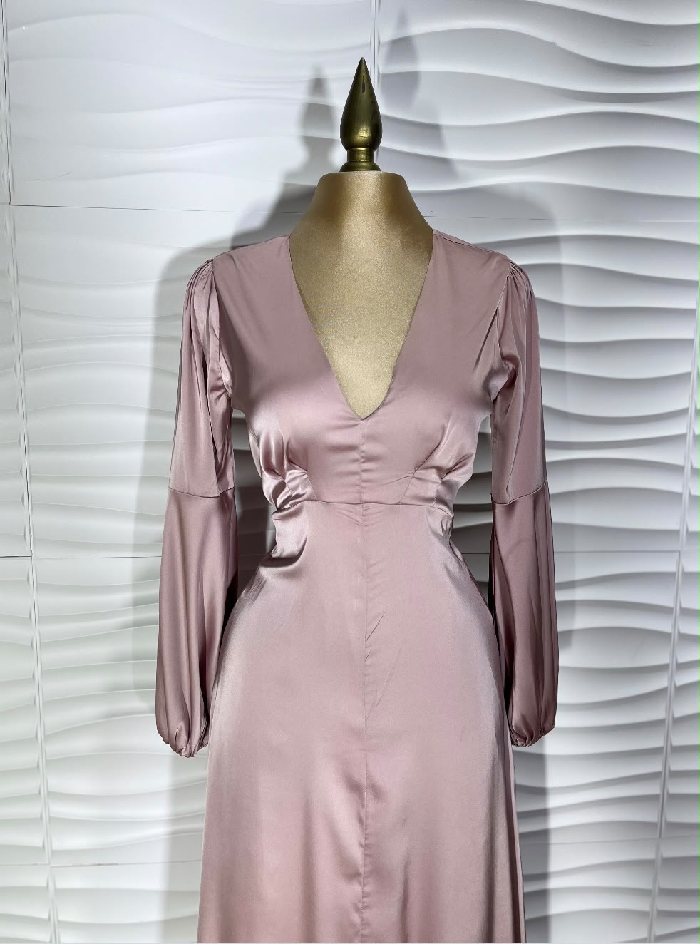 VESTIDO ROSVEL LISO RVD2115