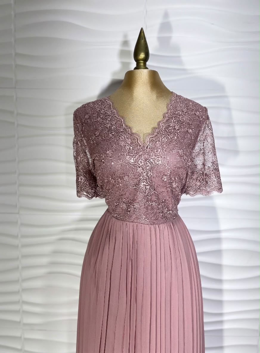 VESTIDO PLISADO PM40322