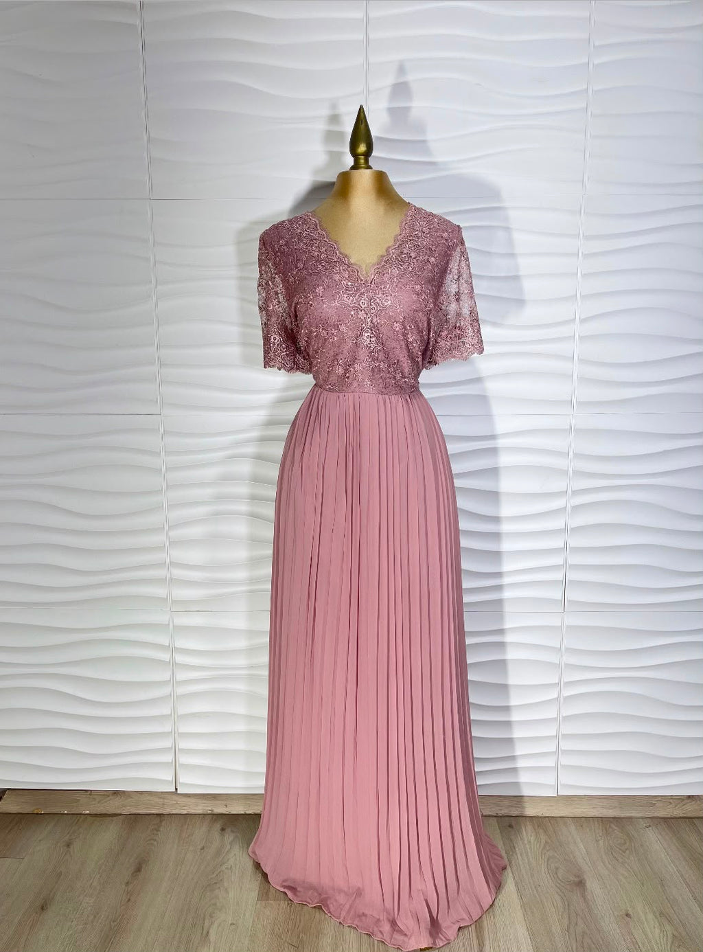 VESTIDO PLISADO PM40322