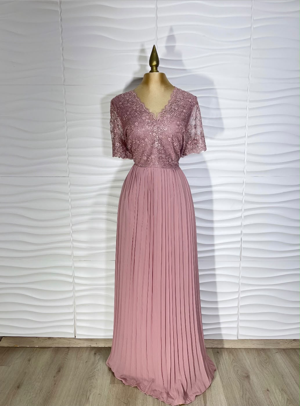 VESTIDO PLISADO PM40322