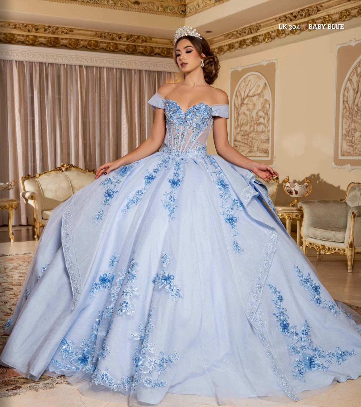 VESTIDO XV PAULA LK304