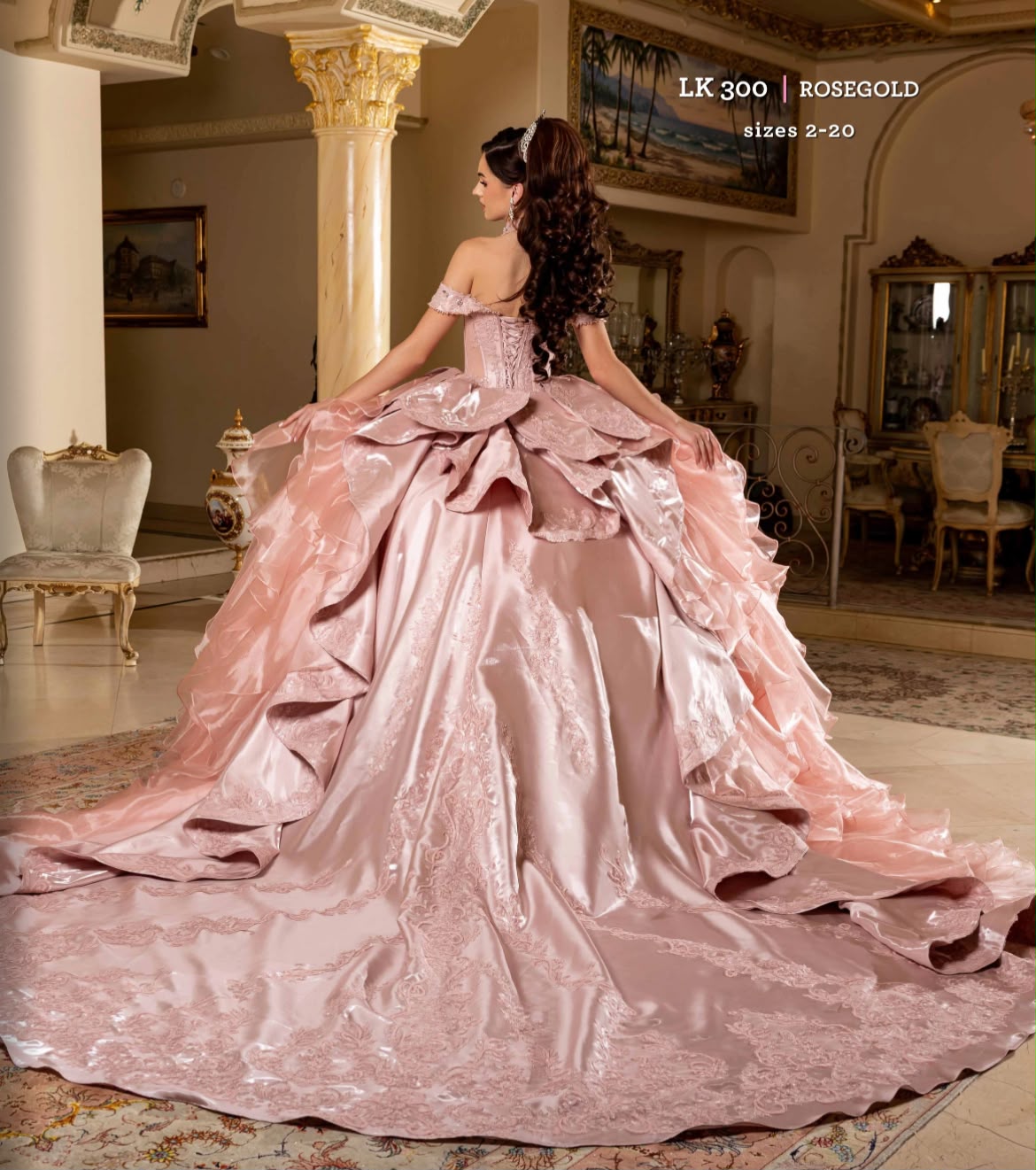 VESTIDO XV DELIA LK300
