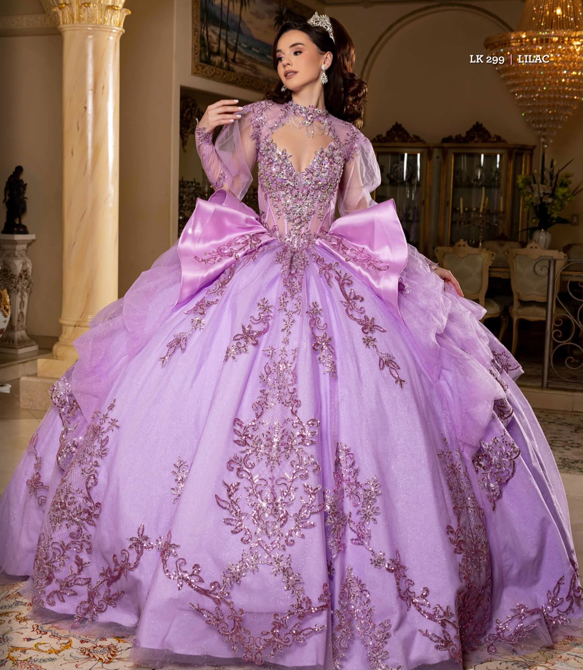 VESTIDO XV ELENA LK299