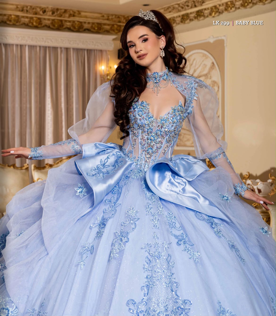 VESTIDO XV ELENA LK299