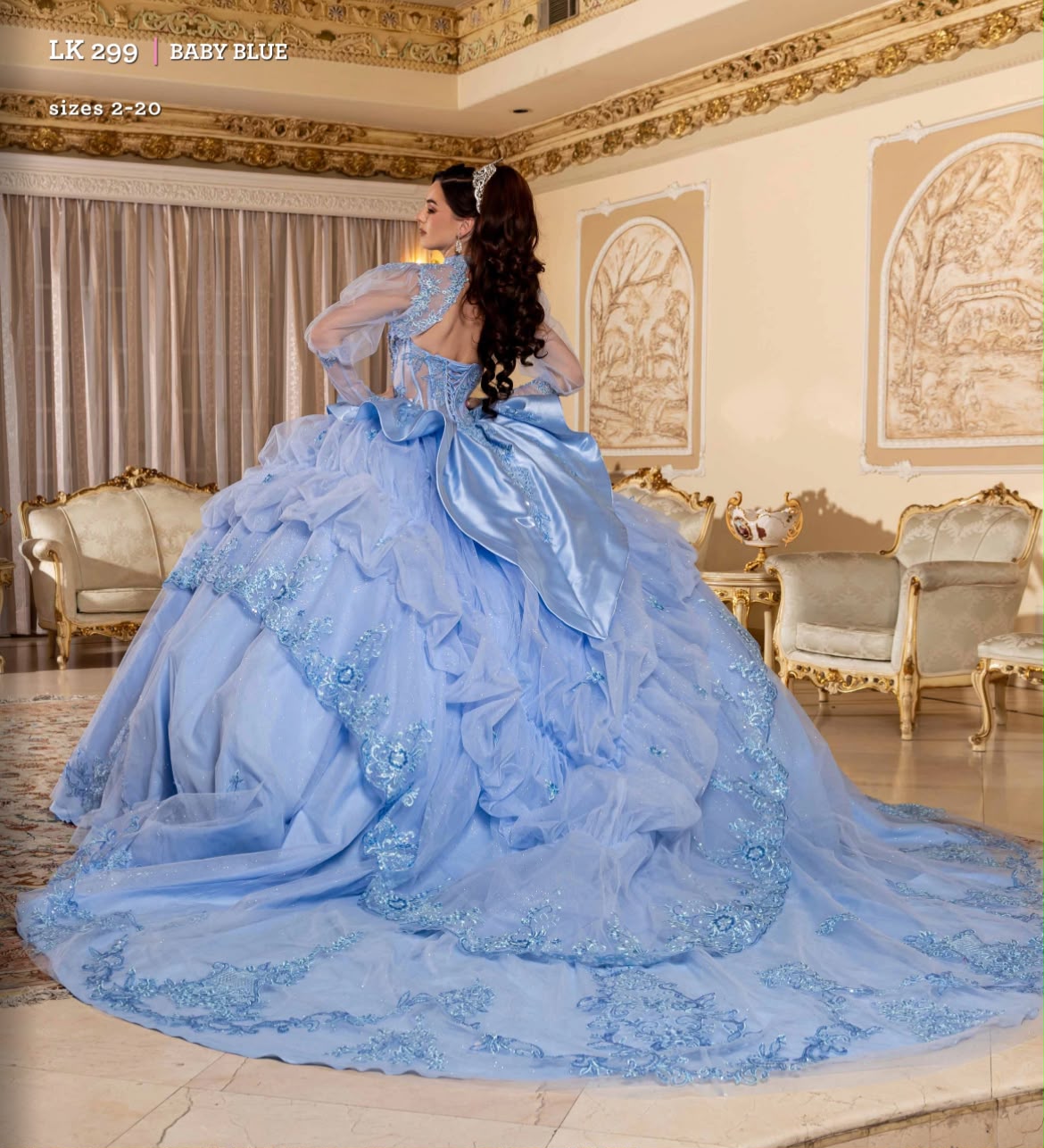 VESTIDO XV ELENA LK299