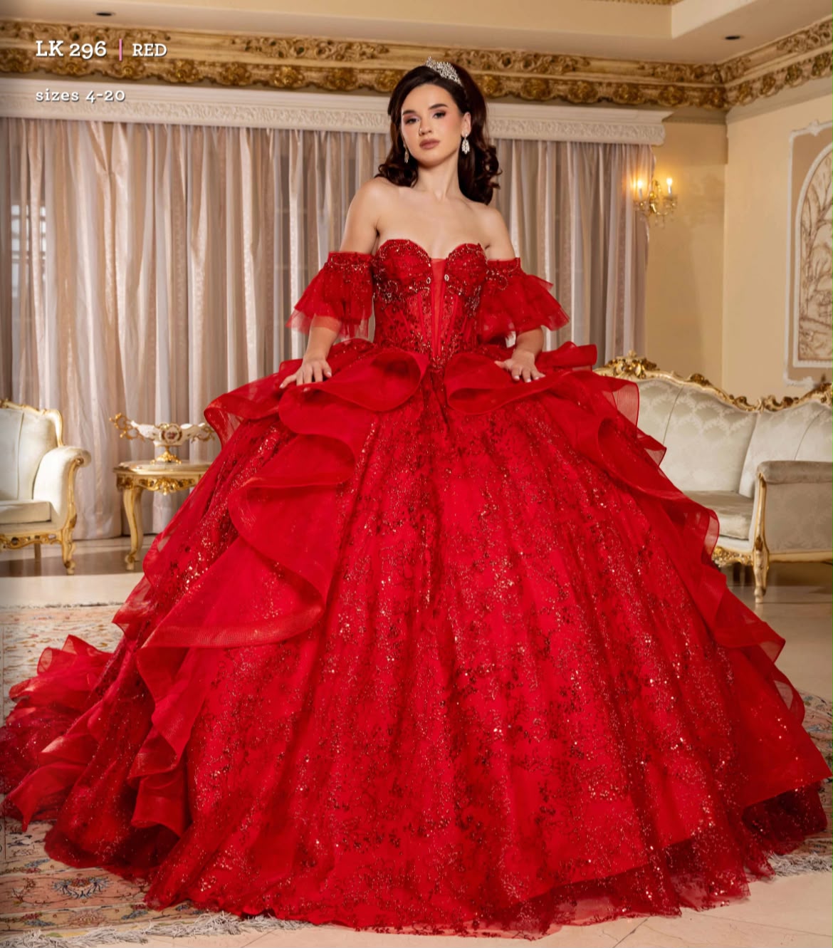 VESTIDO GERALDINE XV LK298
