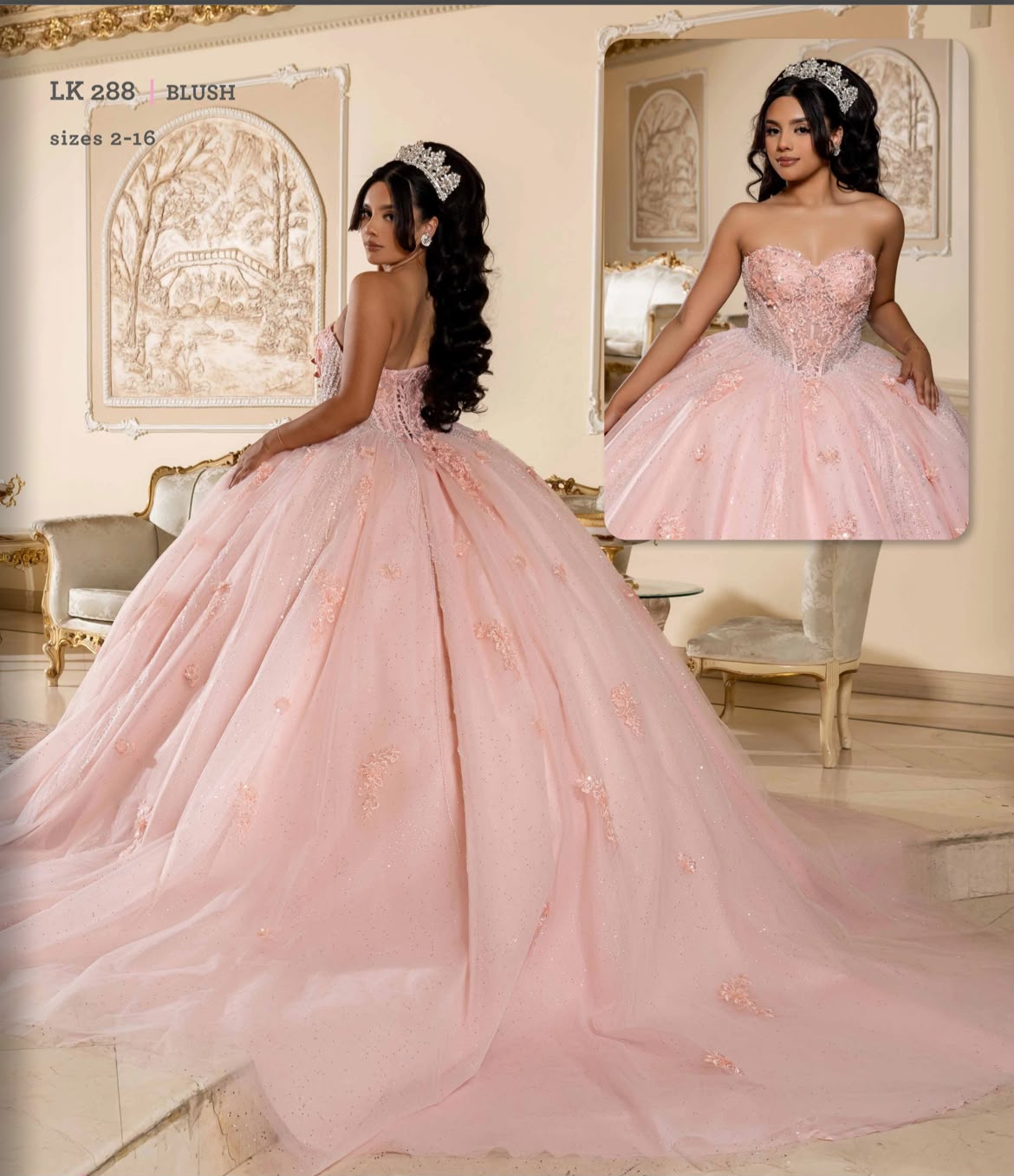 VESTIDO LINA XV LK288