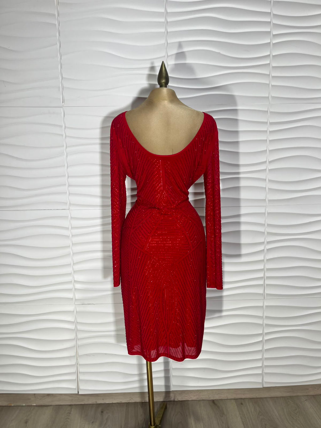 VESTIDO DE PIEDRAS 8195