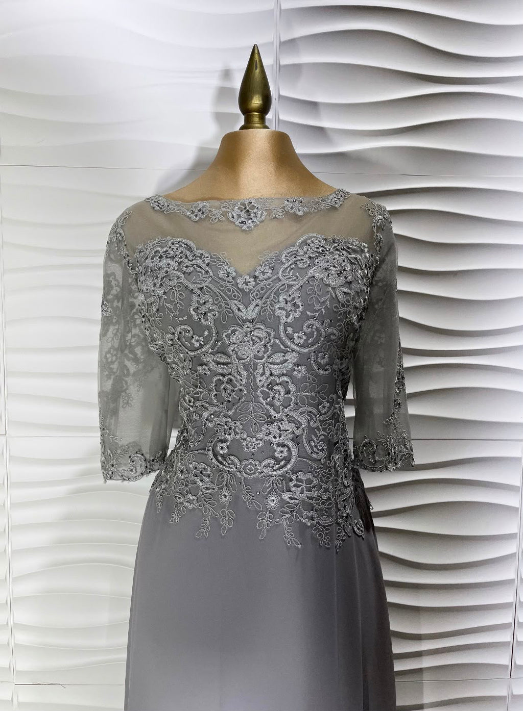 VESTIDO DE GASA N043