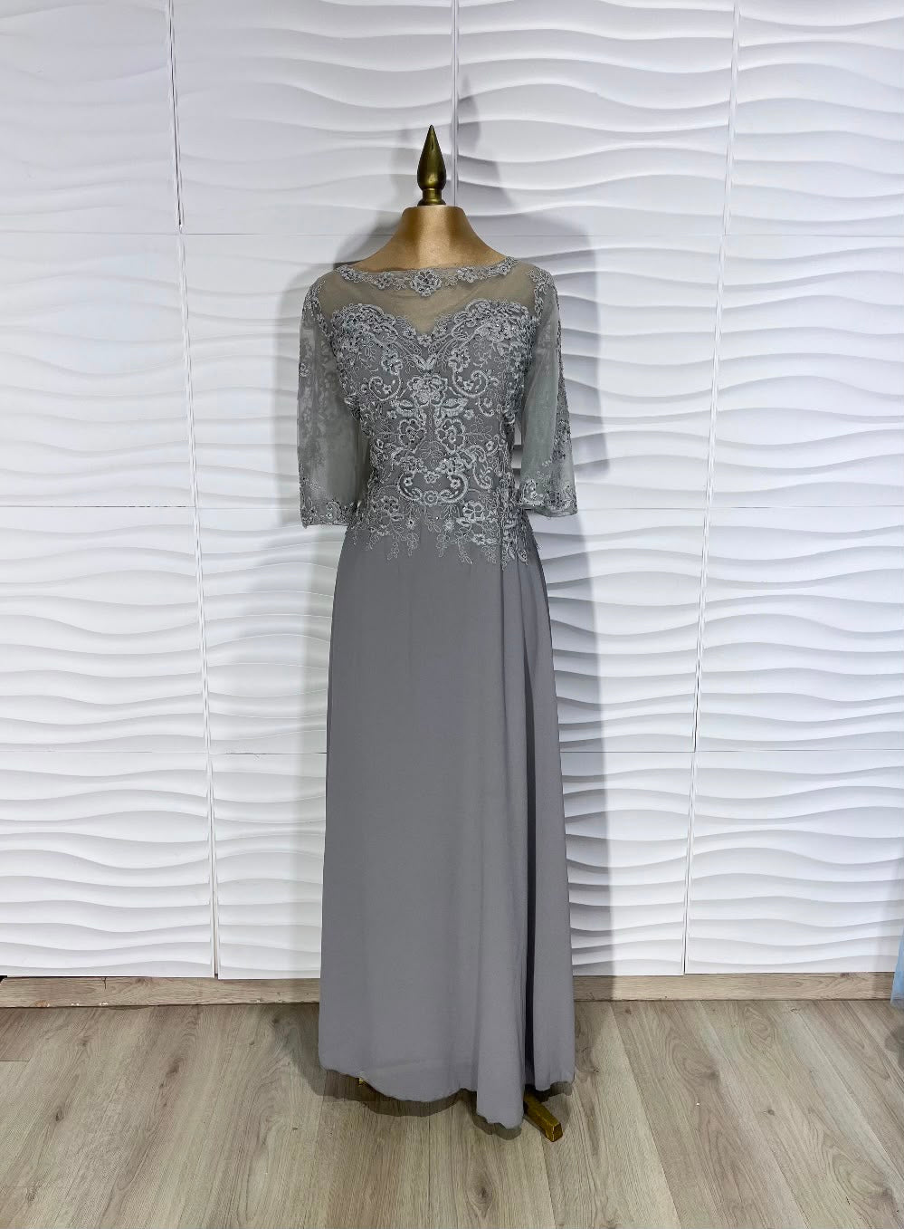 VESTIDO DE GASA N043
