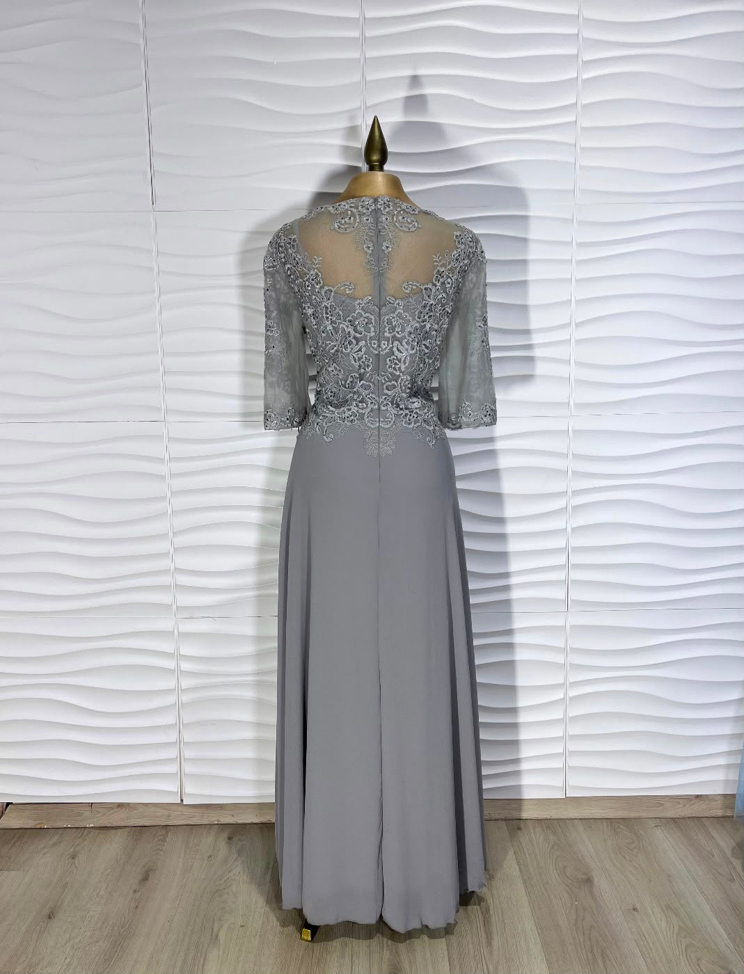 VESTIDO DE GASA N043