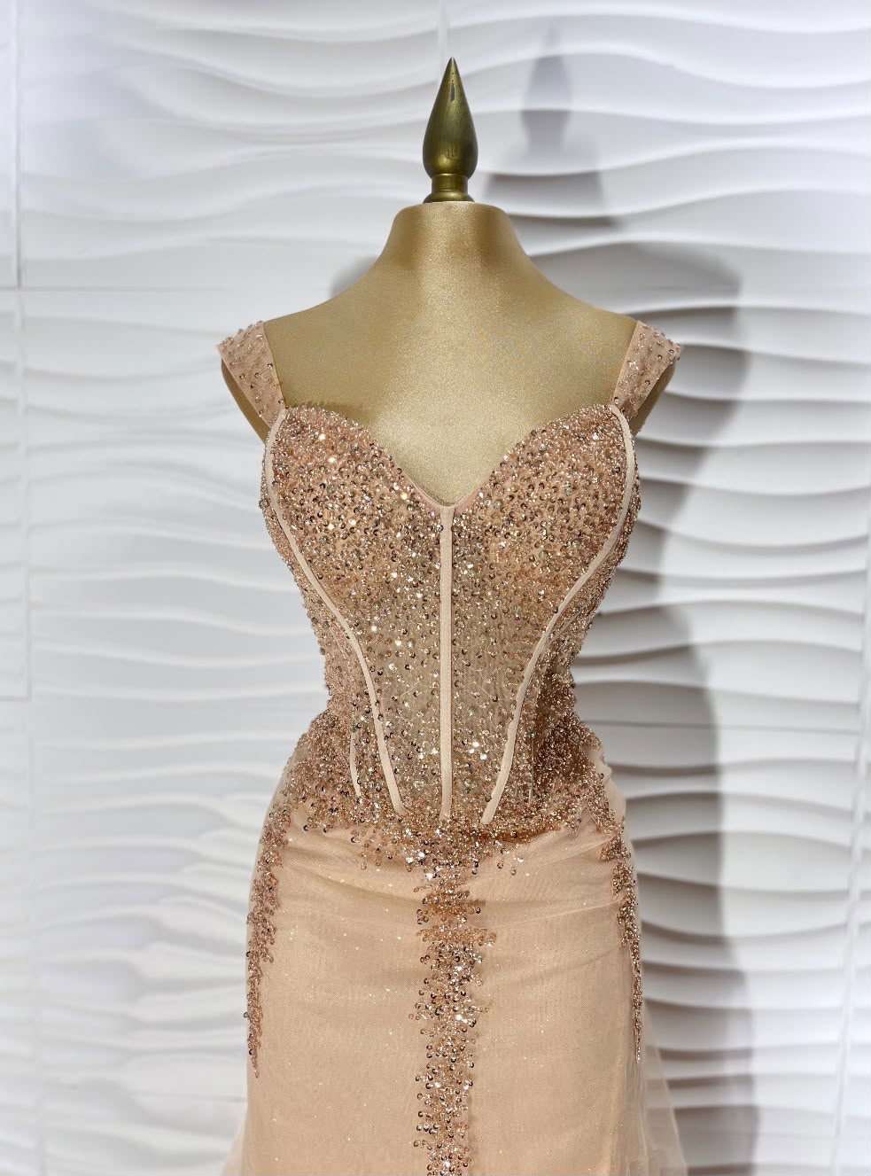 VESTIDO CORTE SIRENA PW22175