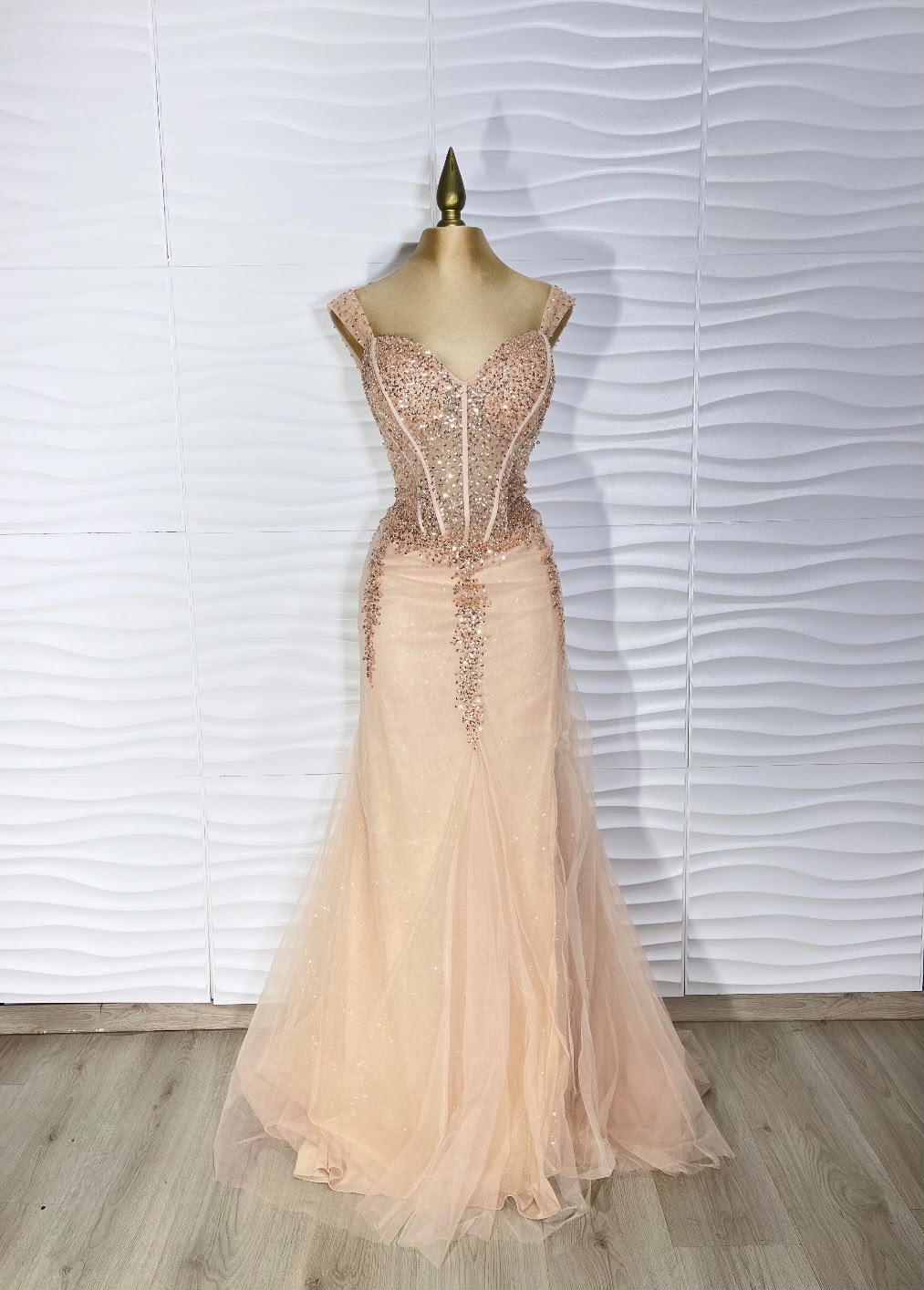 VESTIDO CORTE SIRENA PW22175