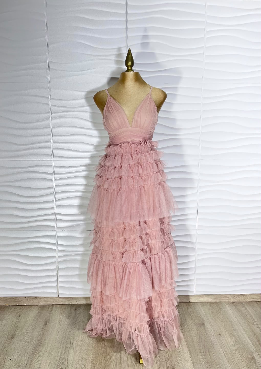VESTIDO LARGO OLANES RVD5639