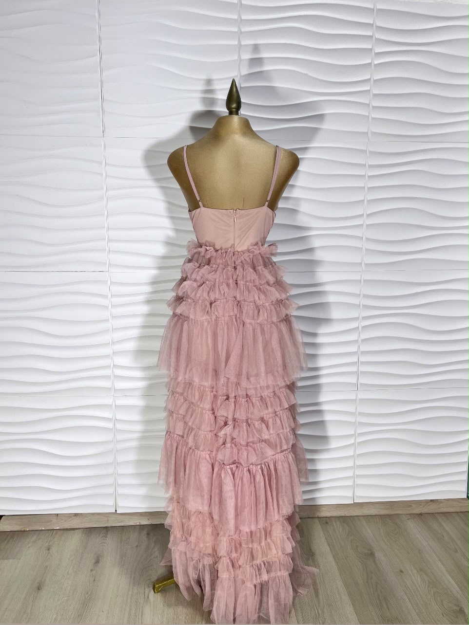 VESTIDO LARGO OLANES RVD5639