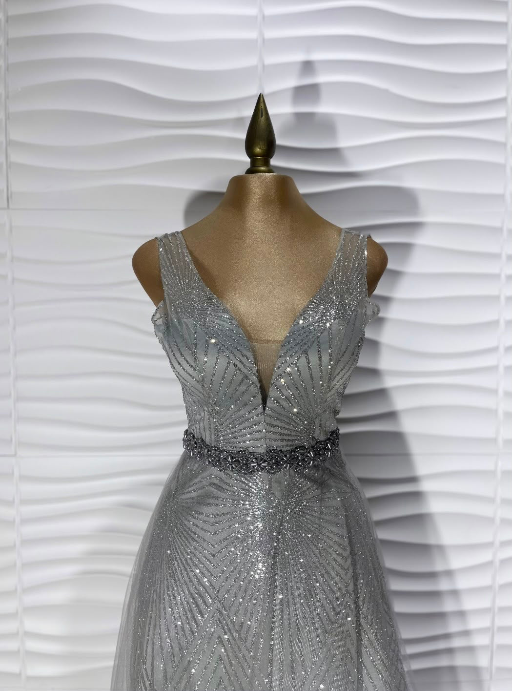 Vestido Plata N066