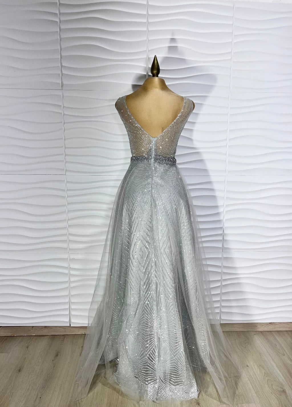 Vestido Plata N066