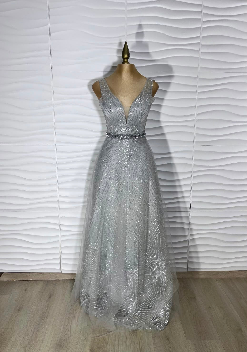 Vestido Plata N066